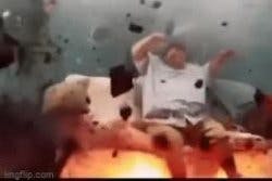 Jackass Exploding Couch
