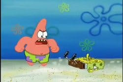 Patrick Punches SpongeBob