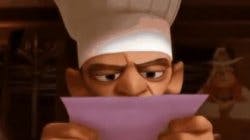 Chef Skinner Reading a Letter